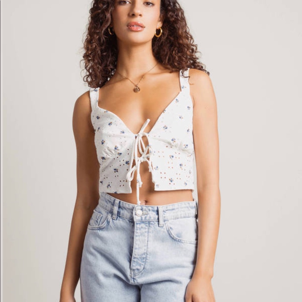 Floral Crop Top
